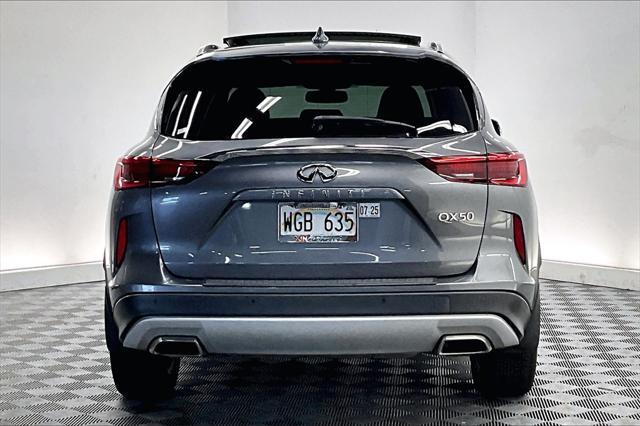 used 2021 INFINITI QX50 car, priced at $27,490