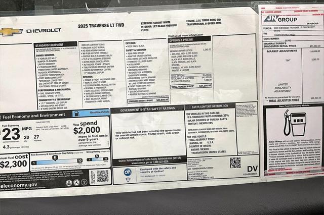 new 2025 Chevrolet Traverse car