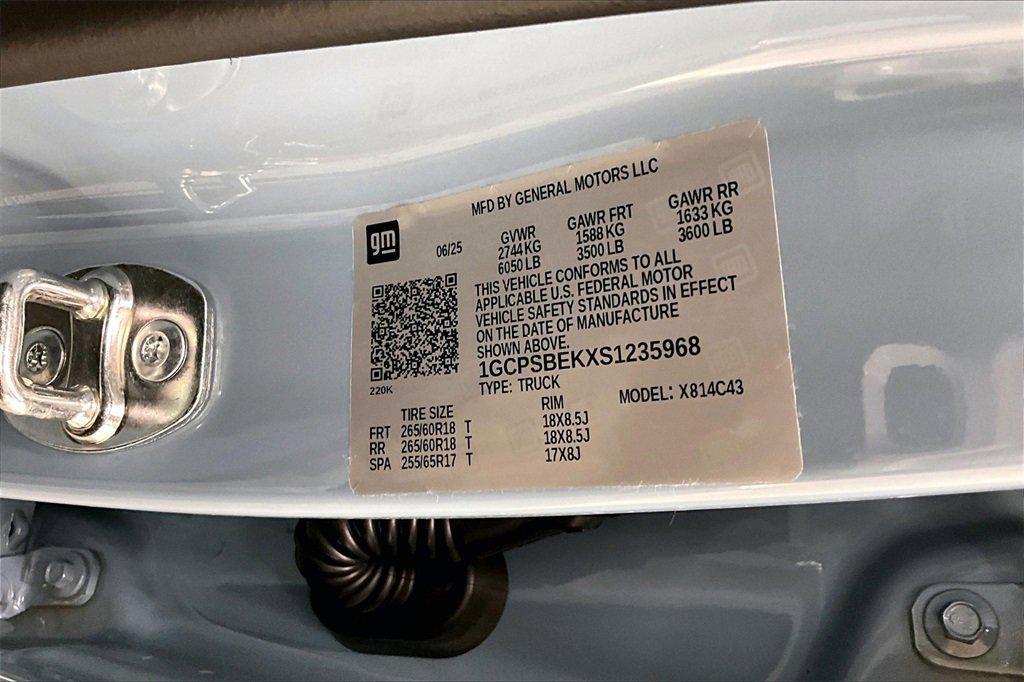 new 2025 Chevrolet Colorado car, priced at $35,775