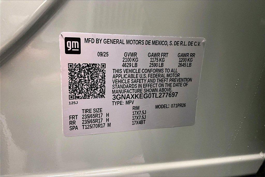 new 2026 Chevrolet Equinox car, priced at $35,295