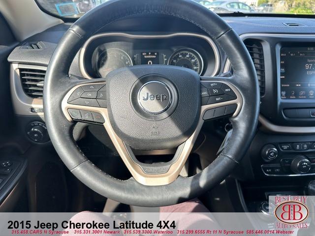 used 2015 Jeep Cherokee car, priced at $11,995