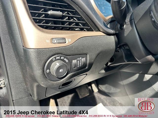 used 2015 Jeep Cherokee car, priced at $11,995