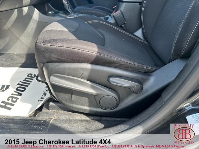 used 2015 Jeep Cherokee car, priced at $11,995