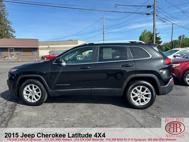 used 2015 Jeep Cherokee car, priced at $11,995