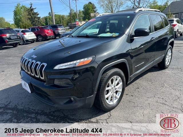 used 2015 Jeep Cherokee car, priced at $11,995