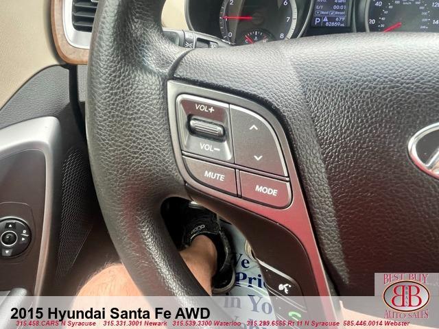 used 2015 Hyundai Santa Fe car, priced at $12,995