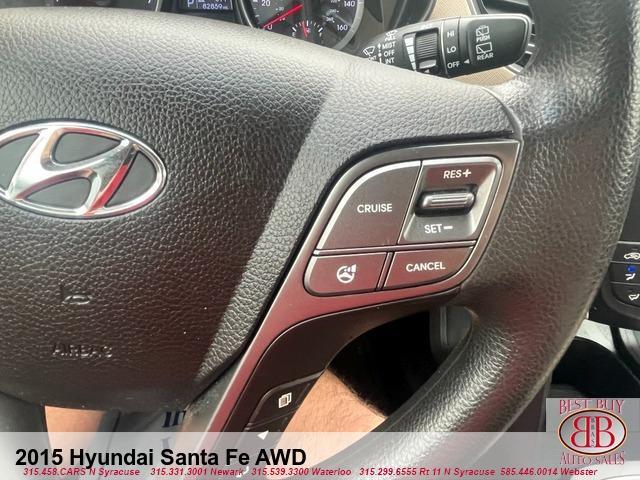 used 2015 Hyundai Santa Fe car, priced at $12,995