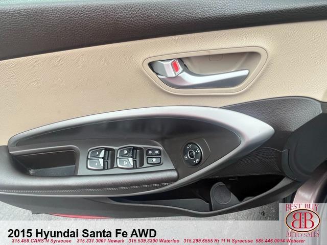 used 2015 Hyundai Santa Fe car, priced at $12,995