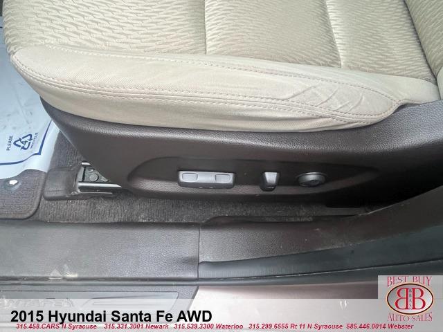 used 2015 Hyundai Santa Fe car, priced at $12,995