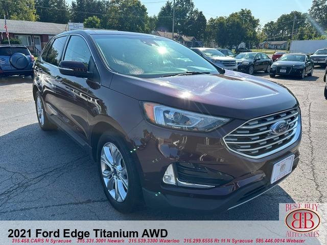 used 2021 Ford Edge car, priced at $14,995