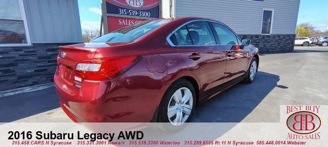 used 2016 Subaru Legacy car, priced at $12,995