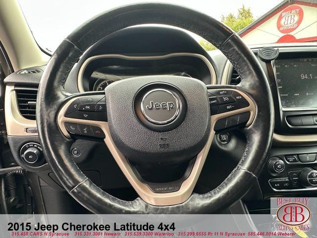 used 2015 Jeep Cherokee car, priced at $9,995