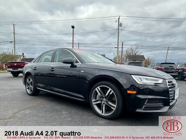 used 2018 Audi A4 car, priced at $17,995