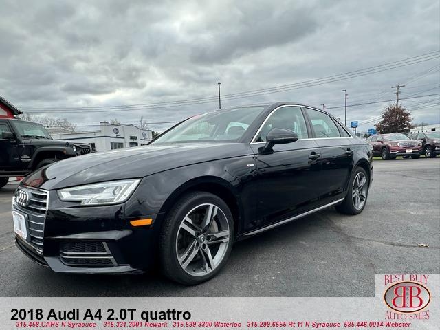 used 2018 Audi A4 car, priced at $17,995