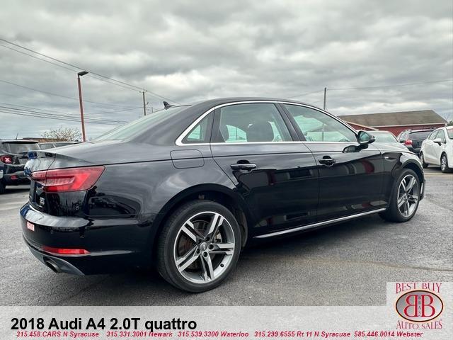 used 2018 Audi A4 car, priced at $17,995