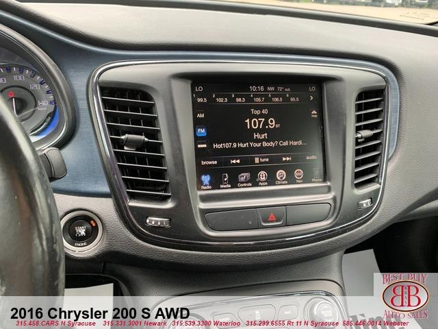 used 2016 Chrysler 200 car, priced at $14,995