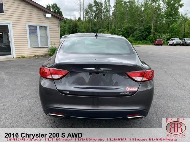 used 2016 Chrysler 200 car, priced at $14,995
