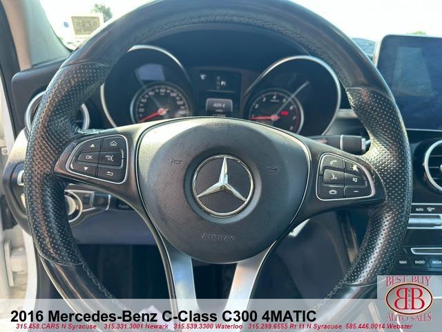 used 2016 Mercedes-Benz C-Class car, priced at $13,995