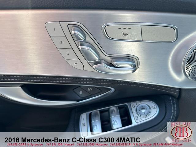 used 2016 Mercedes-Benz C-Class car, priced at $13,995
