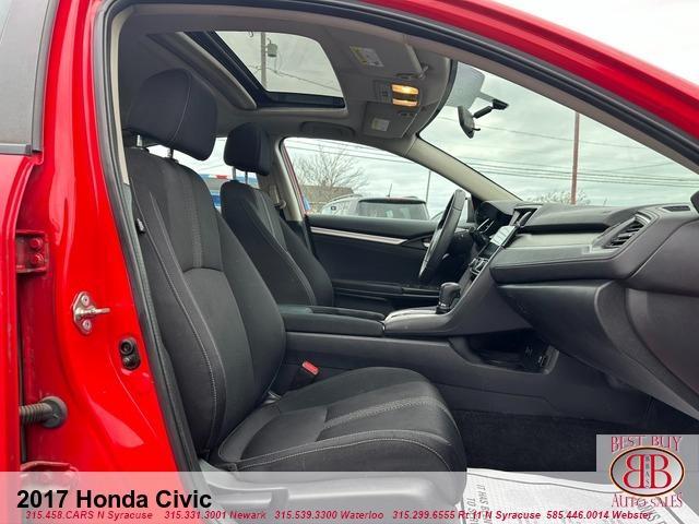 used 2017 Honda Civic car, priced at $15,995