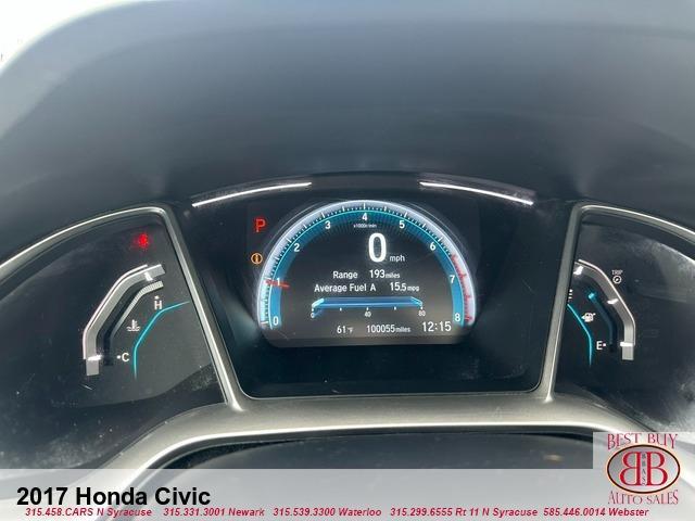 used 2017 Honda Civic car, priced at $15,995