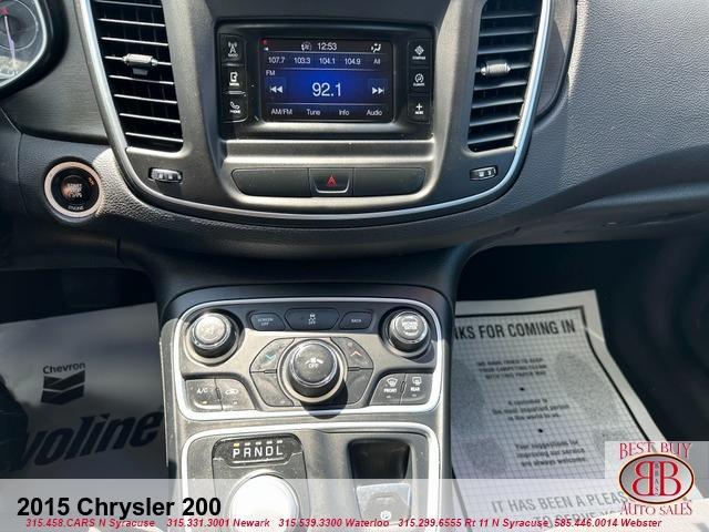 used 2015 Chrysler 200 car, priced at $9,995