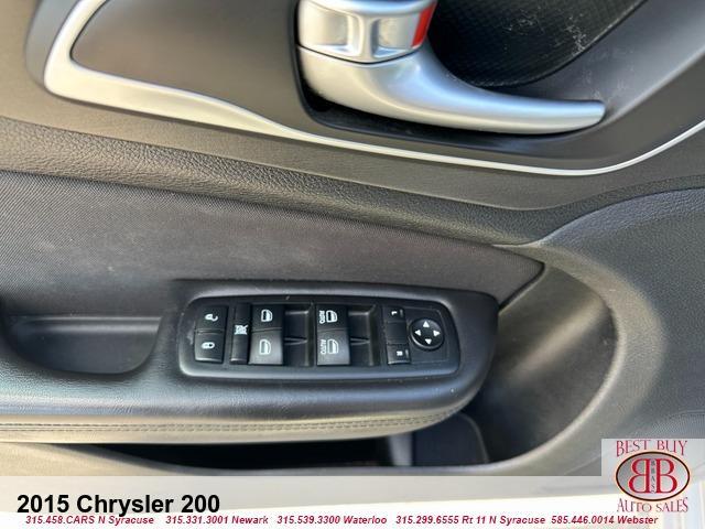 used 2015 Chrysler 200 car, priced at $9,995