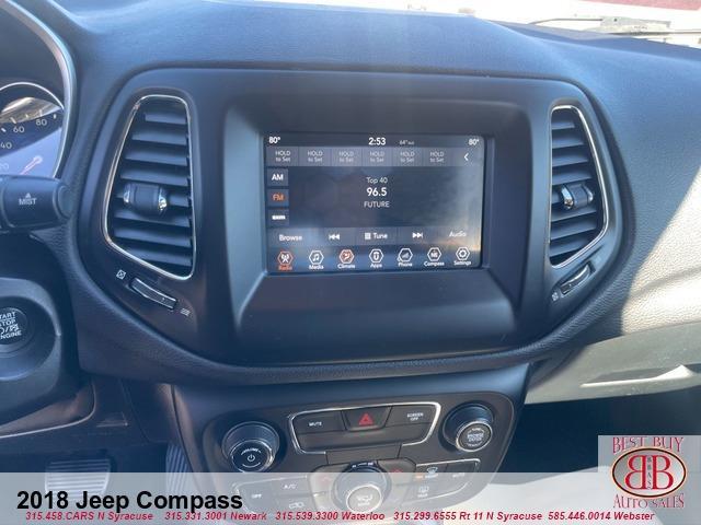 used 2018 Jeep Compass car, priced at $13,995