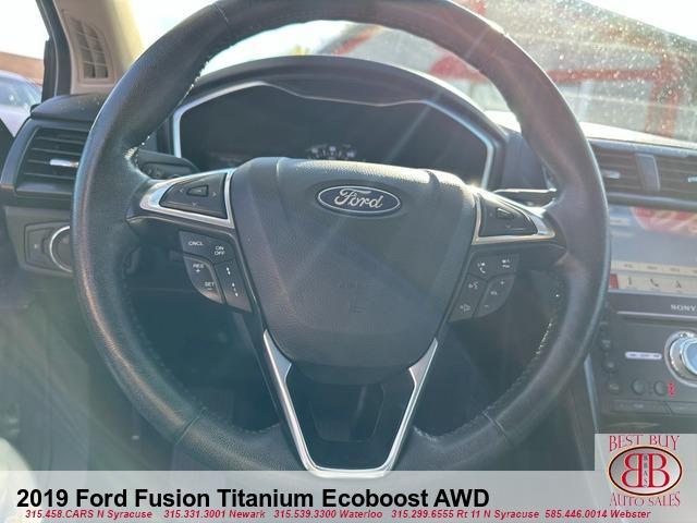 used 2019 Ford Fusion car, priced at $14,995