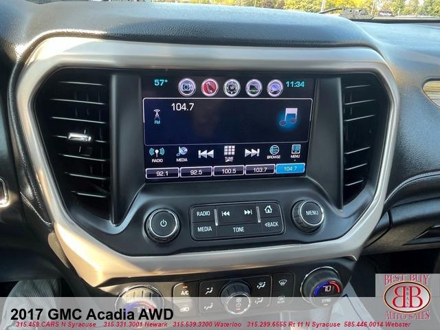 used 2017 GMC Acadia car, priced at $17,995