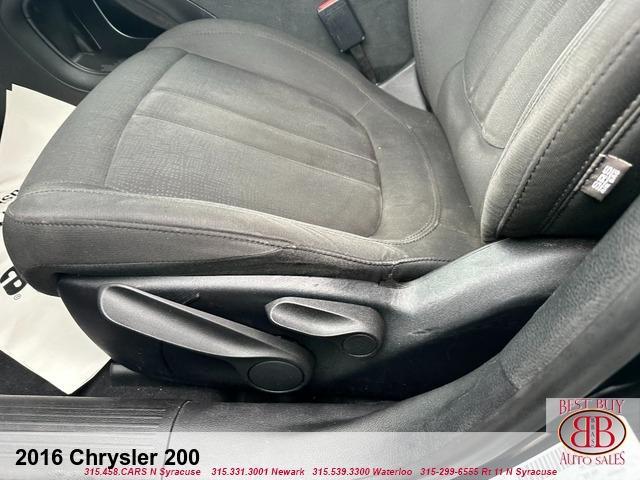 used 2016 Chrysler 200 car, priced at $12,995