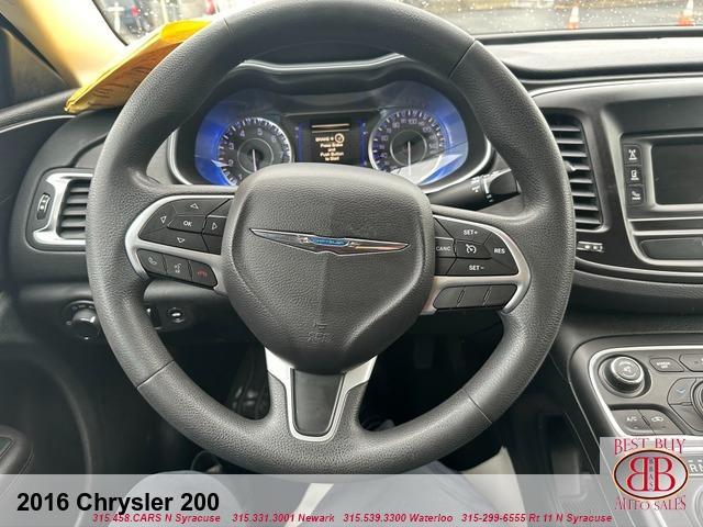 used 2016 Chrysler 200 car, priced at $12,995