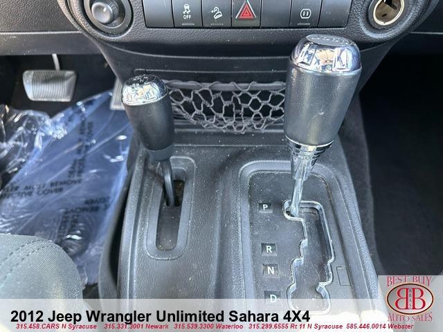used 2012 Jeep Wrangler Unlimited car, priced at $13,995