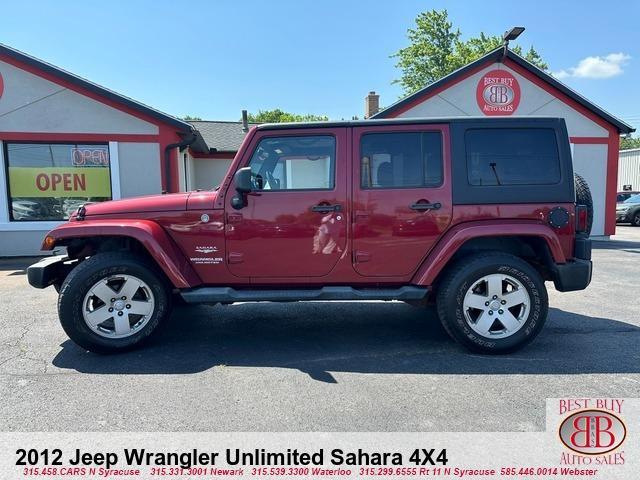 used 2012 Jeep Wrangler Unlimited car, priced at $13,995