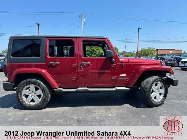 used 2012 Jeep Wrangler Unlimited car, priced at $13,995
