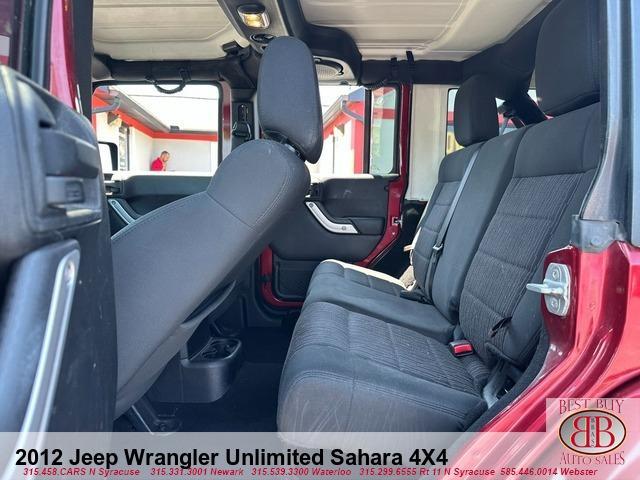 used 2012 Jeep Wrangler Unlimited car, priced at $13,995