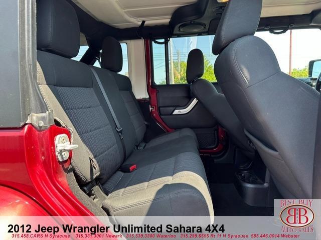 used 2012 Jeep Wrangler Unlimited car, priced at $13,995