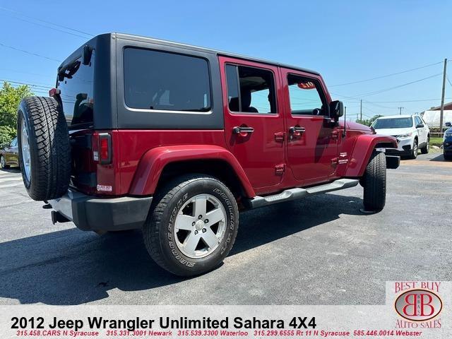 used 2012 Jeep Wrangler Unlimited car, priced at $13,995