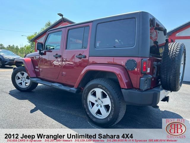 used 2012 Jeep Wrangler Unlimited car, priced at $13,995