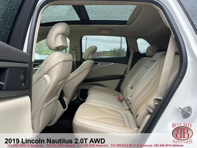 used 2019 Lincoln Nautilus car, priced at $14,995