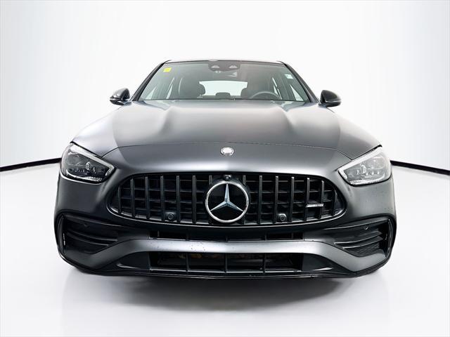 new 2024 Mercedes-Benz AMG C 43 car, priced at $77,875