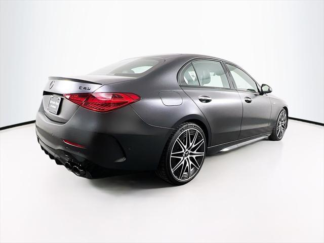 new 2024 Mercedes-Benz AMG C 43 car, priced at $77,875