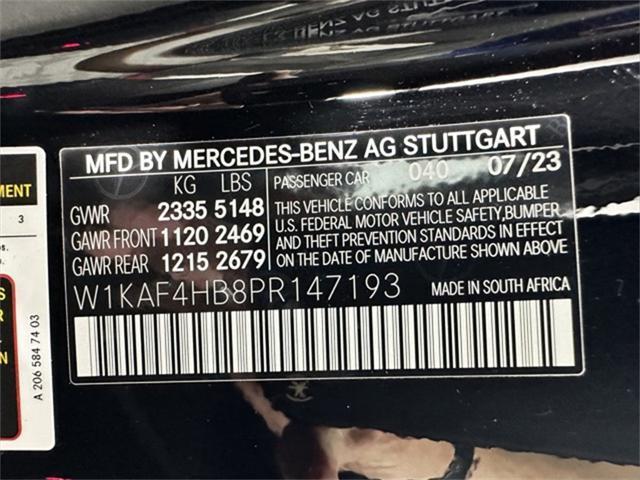 new 2023 Mercedes-Benz C-Class car, priced at $52,685