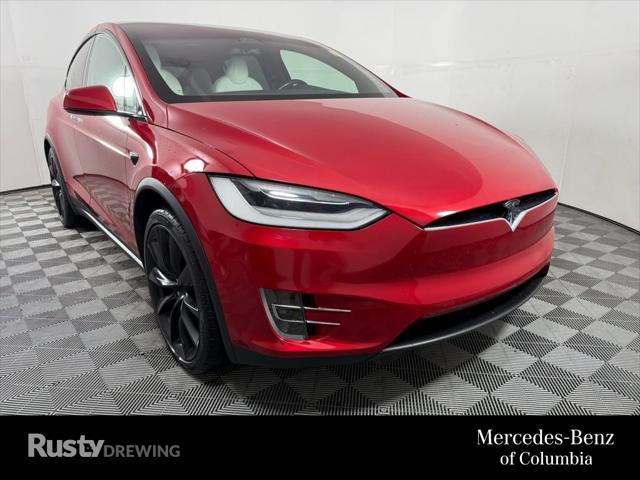 used 2020 Tesla Model X car, priced at $42,063