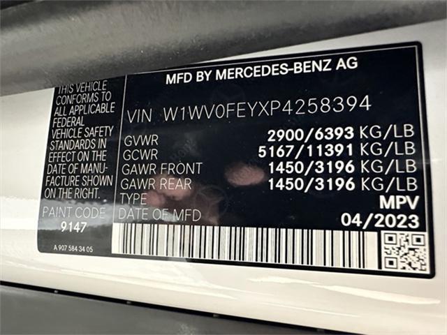 new 2023 Mercedes-Benz Metris car, priced at $50,244
