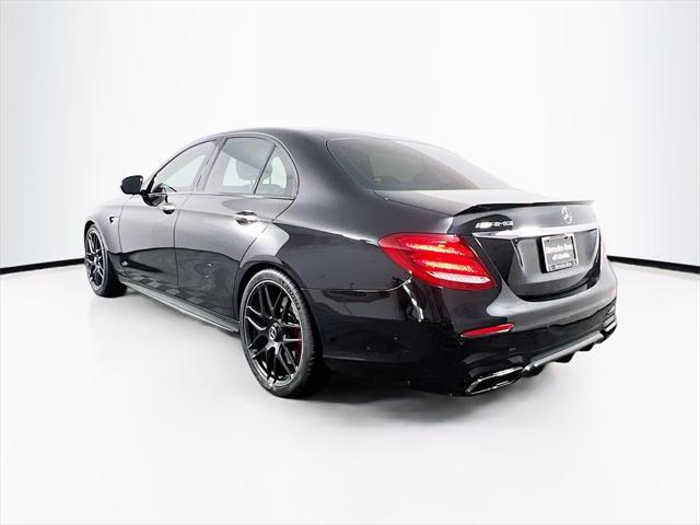 used 2019 Mercedes-Benz AMG E 63 car, priced at $74,999