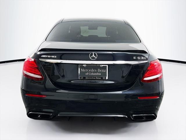 used 2019 Mercedes-Benz AMG E 63 car, priced at $74,999