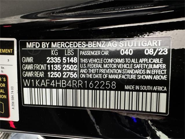 new 2024 Mercedes-Benz C-Class car, priced at $58,355