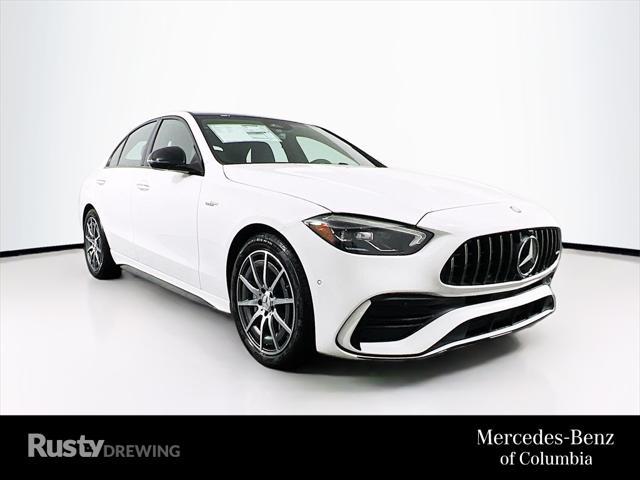new 2025 Mercedes-Benz AMG C 43 car, priced at $67,620