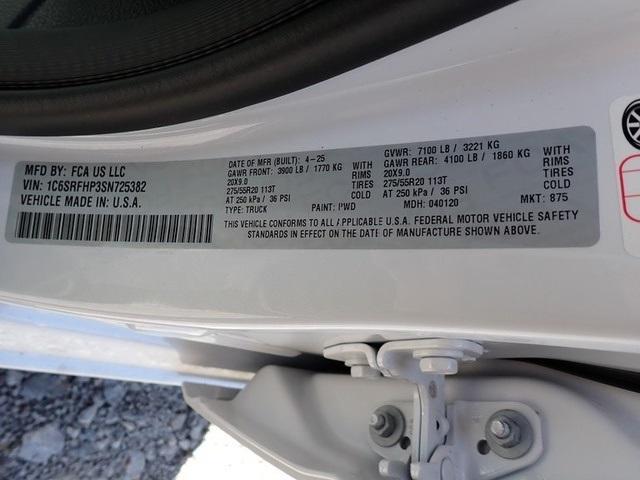 new 2025 Ram 1500 car, priced at $63,659